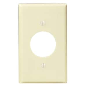 Traditional 1-Gang Outlet Wall Plate, Ivory