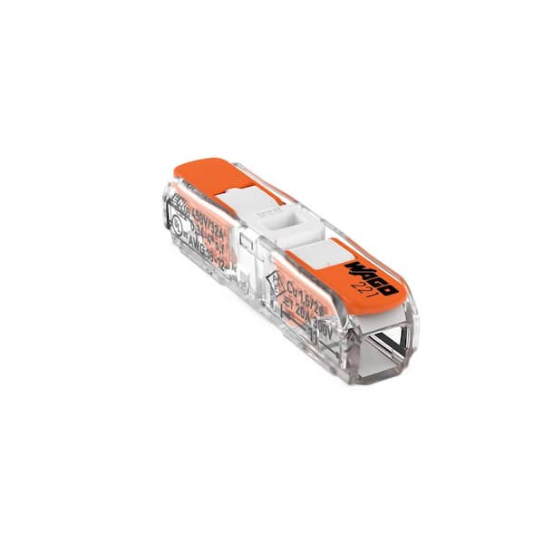 221-2401 Lever-Nuts Inline 2 Wire Splicing Connectors (25-Pack)