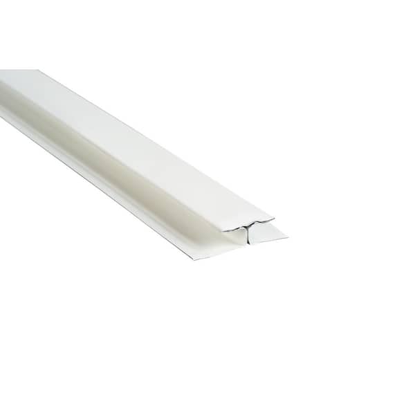 1-1/2 in. x 10 ft. Birch White Aluminum Double Channel Trim