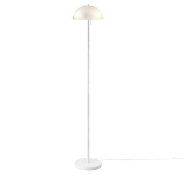 Light Matte White Floor Lamp Dixon, Floor Lamp Light Switch