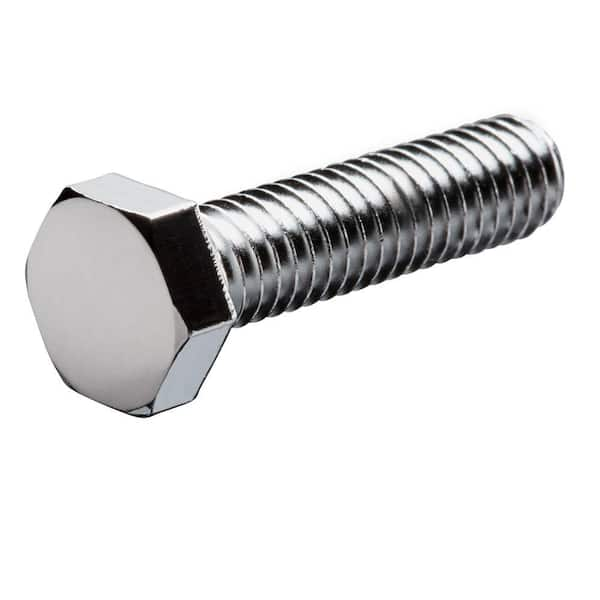 Everbilt 3/8 in.-16 x 3/4 in. Chrome Hex Bolt (2-Pack)