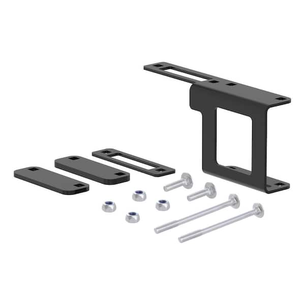 CURT Easy-Mount Bracket for 4 or 5-Way Flat (1-1/4" Receiver, Packaged)