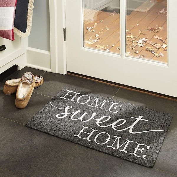 RugSmith White Home Sweet Home 18 in. x 30 in. Doormat DM5950 - The Home  Depot