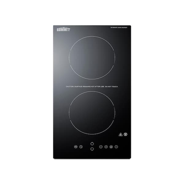 Summit Appliance 12 in.  2 Elements, Radiant Electric Cooktop in Black with 115-Volt