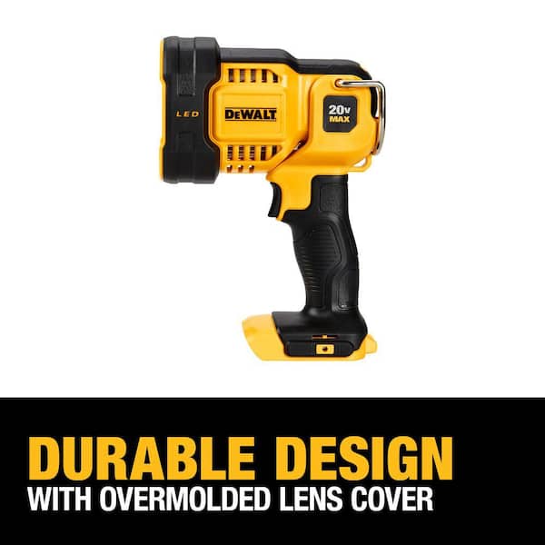DEWALT 20V MAX Cordless LED Jobsite Spotlight DCL043 - The Home Depot