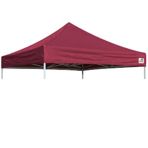 Eur max USA Pop Up 10 ft. x 10 ft. Replacement Canopy Tent Top Cover, Instant Ez Canopy Top Cover ONLY(burgundy