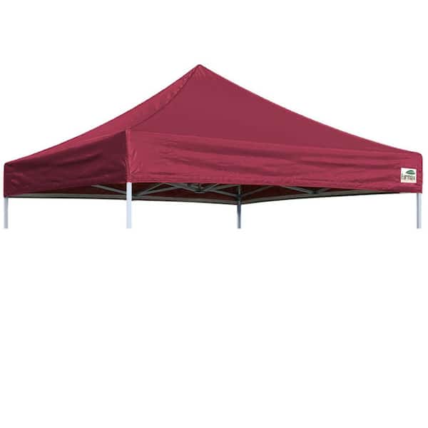 EURMAX Eur max USA Pop Up 10 ft. x 10 ft. Replacement Canopy Tent Top Cover, Instant Ez Canopy Top Cover ONLY(burgundy