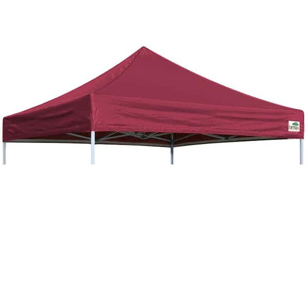 Terracemaster USA Pop Up 10 ft. x 10 ft. Replacement Canopy Tent Top Cover, Instant Ez Canopy Top Cover ONLY(burgundy