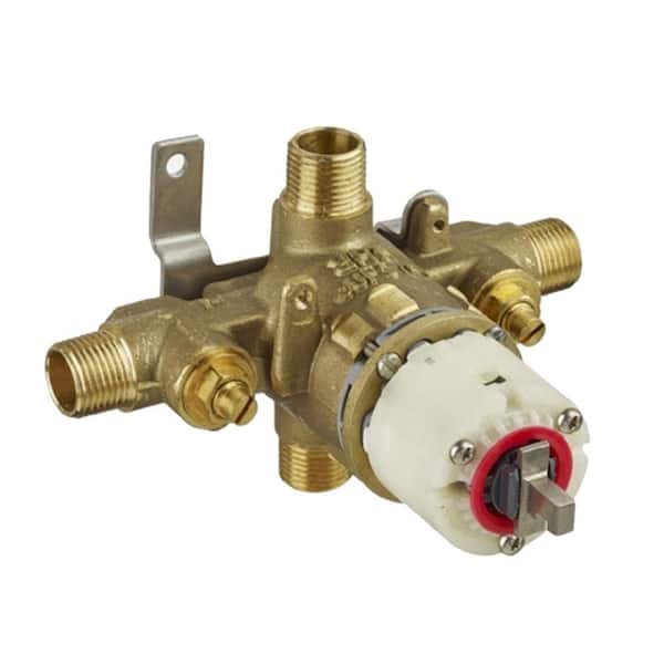 American Standard 1/2 in. Pressure Balance Rough Valve with Universal Inlets and Outlets with Screwdriver Stops