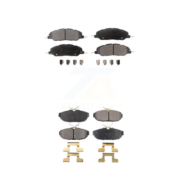 TEC Front Rear Ceramic Brake Pads Kit For Ford Mustang Avanti KTC-100215