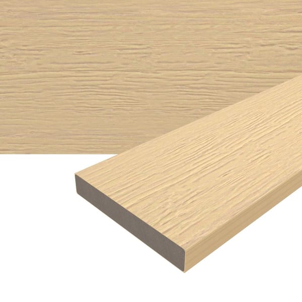 Cortes Plus 0.88 in. x 5.43 in. x 8 ft. Rustic and Wood Grain Japanese Cedar Composite Decking Board