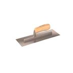 12 in. x 4 in. Steel Concrete Finishing Trowel with Wood Handle