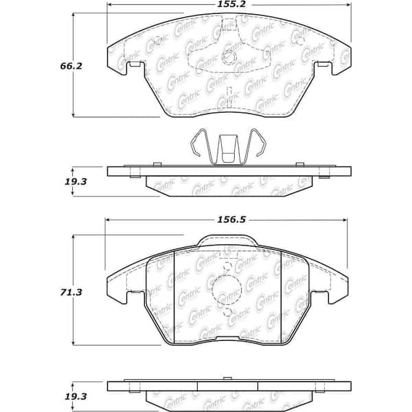 Centric Parts Disc Brake Pad Set