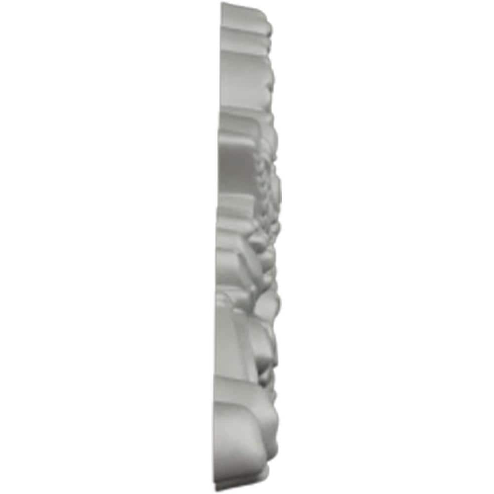 Primed White Polyurethane Crown Moulding with Scroll Design