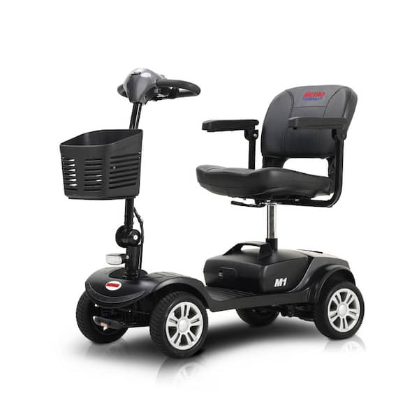TANKY TRADING INC 4-wheel outdoor compact, travel electric scooter with 300-Watt motor, suitable for adults and seniors, Gray