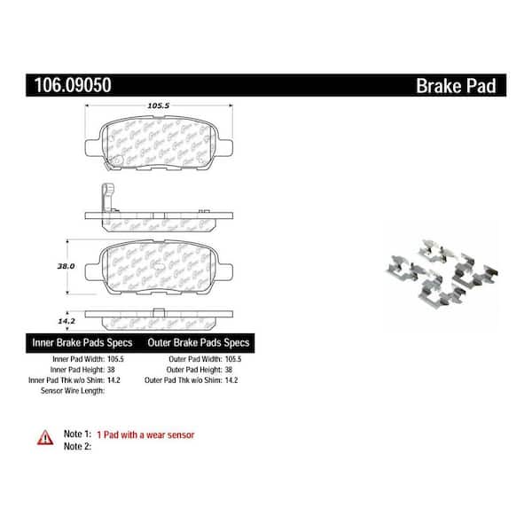 Centric Parts Disc Brake Pad Set