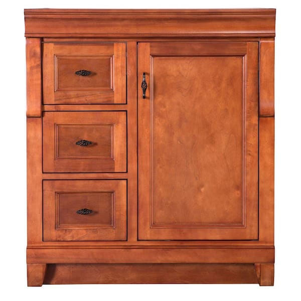Home Decorators Collection Naples 30 in. W x 21.63 in. D x 34 in. H Bath Vanity Cabinet without Top in Warm Cinnamon