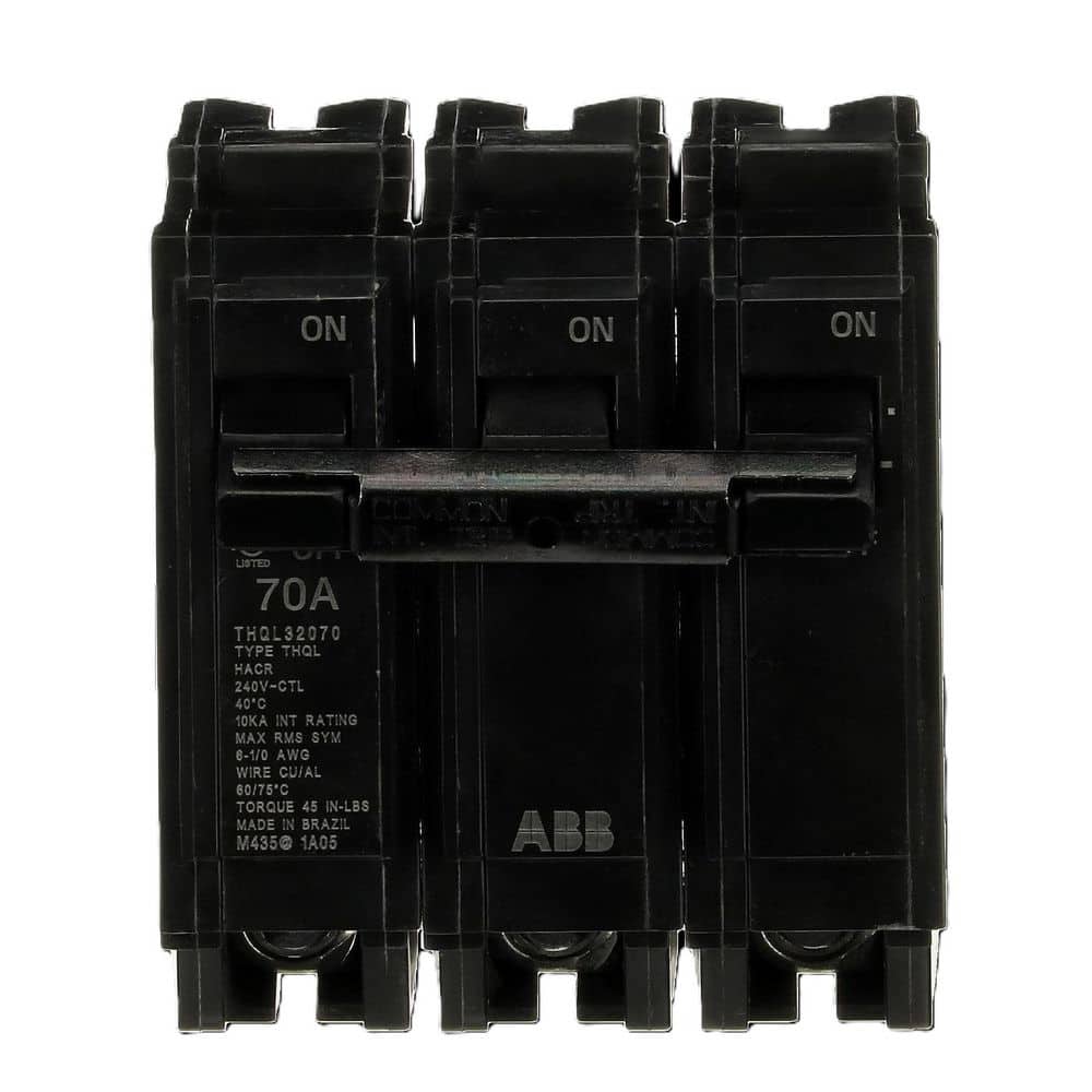 70 Amp 1 in. 3-Pole Circuit Breaker (THQL32070A) price history on PriceWatchPro
