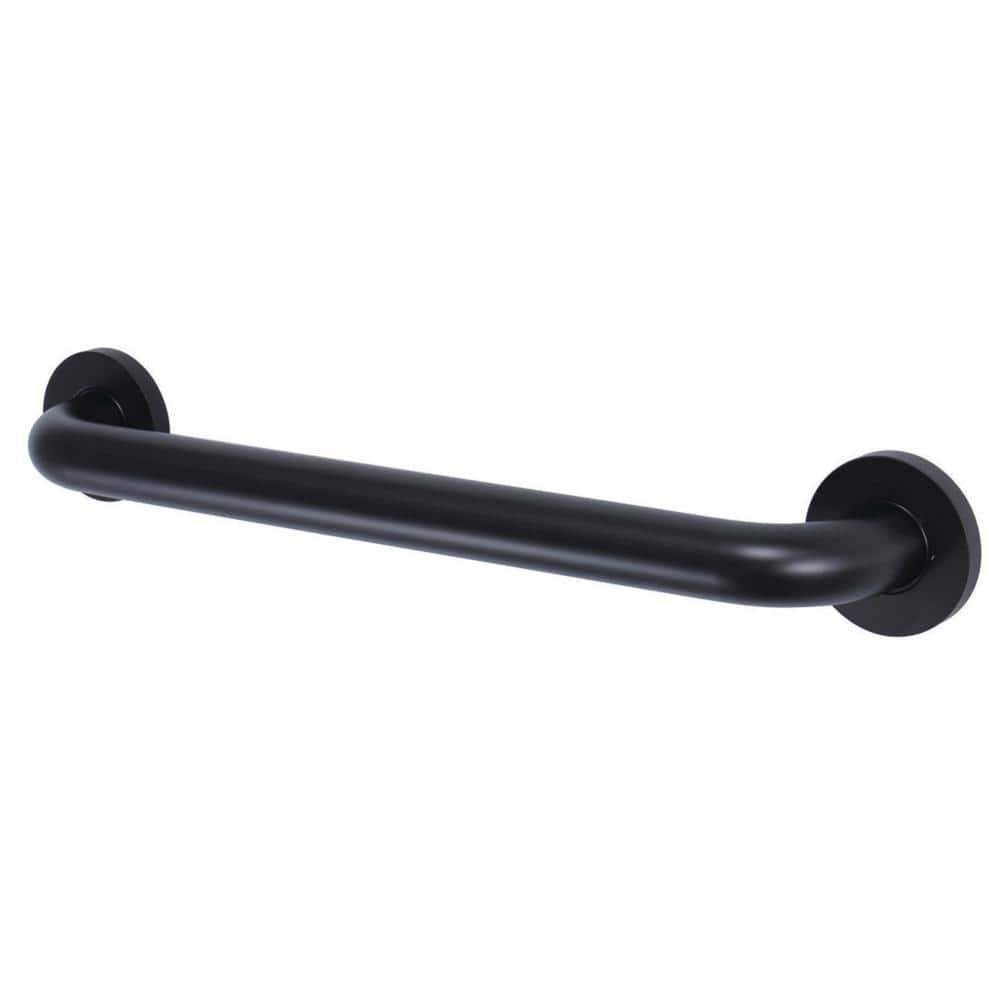 Kingston Brass Silver Sage 12 in. x 1-1/4 in. Grab Bar in Oil Rubbed ...