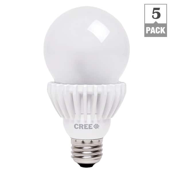 Cree 100W Equivalent Soft White (2700K) A21 Dimmable LED Light Bulbs (5-Pack)