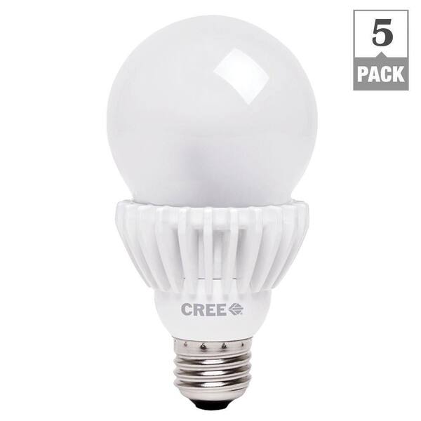 Cree 100W Equivalent Daylight (5000K) A21 Dimmable LED Light Bulbs (5-Pack)