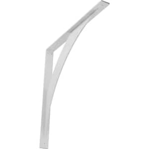 2 in. x 24 in. x 24 in. Steel Hammered White Legacy Bracket