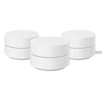 WiFi - Mesh Router AC1200 - Powered Adapter - White - (3-Pack)