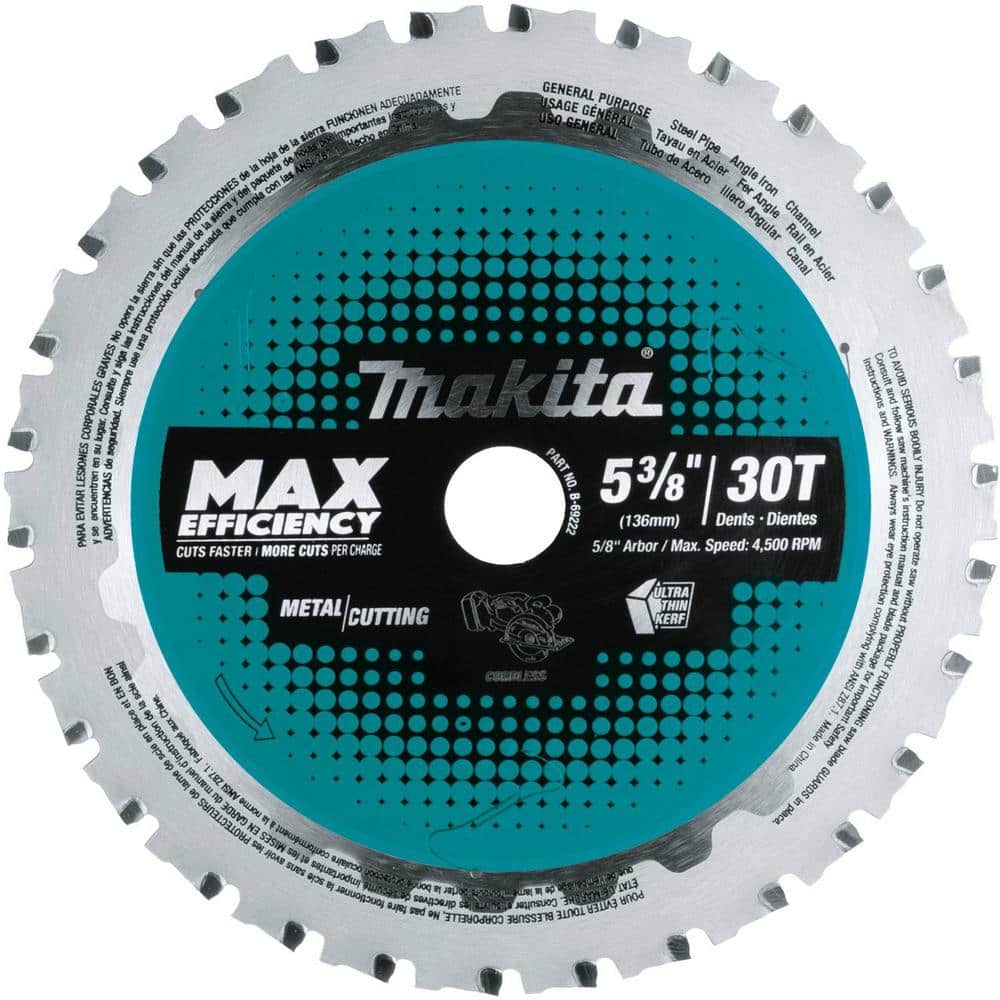 5-3/8 in. 30T Carbide-Tipped Max Efficiency Saw Blade, Metal/General Purpose price history on PriceWatchPro