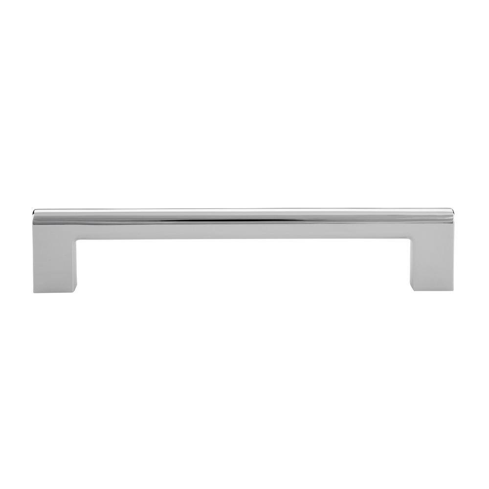 Vail 6-Inch Polished Chrome Bar Pull with Mounting Hardware
