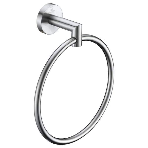 Caster 2 Series Towel Ring in Brushed Nickel