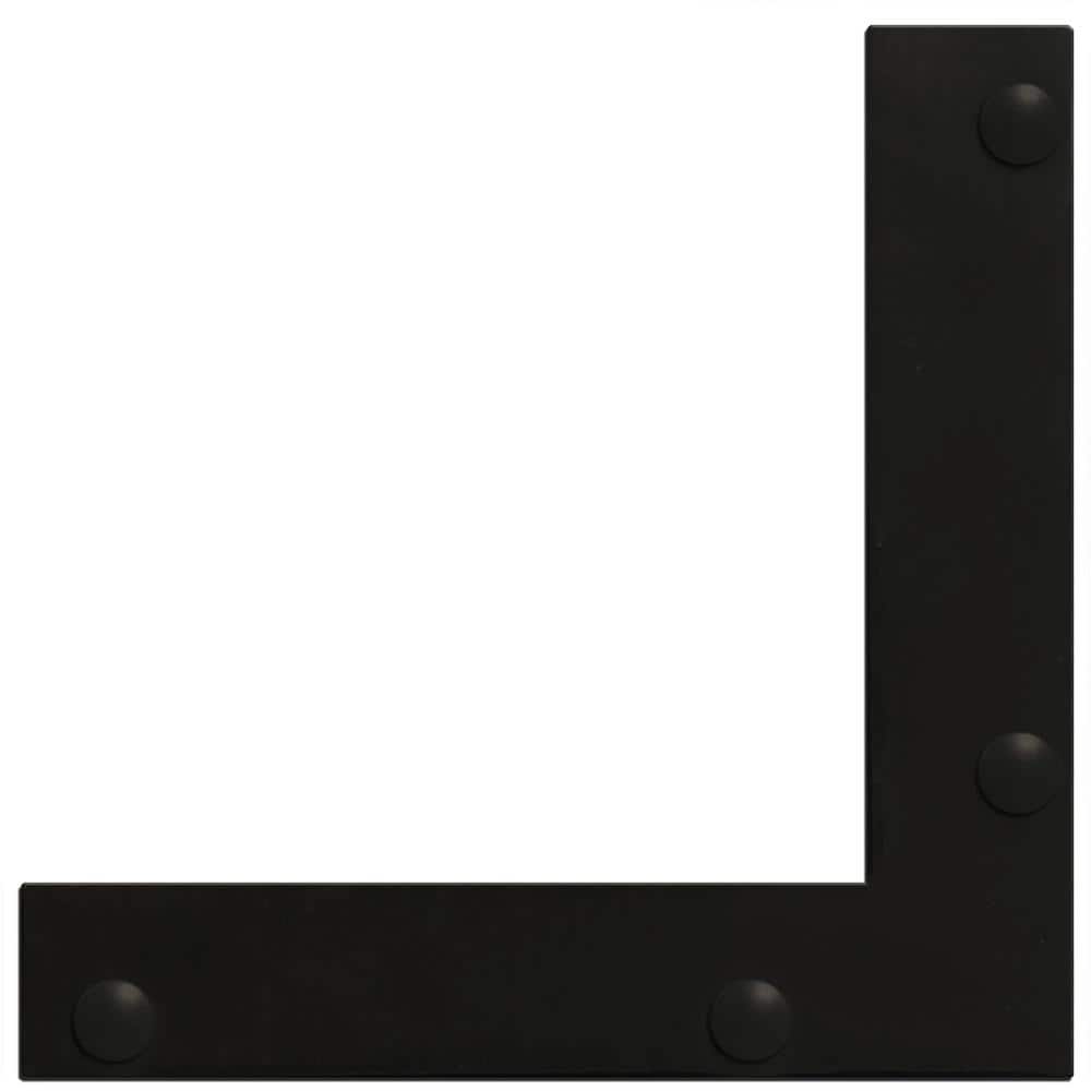 Glossy Black Metal and Wood Arched Garden Gate Frame