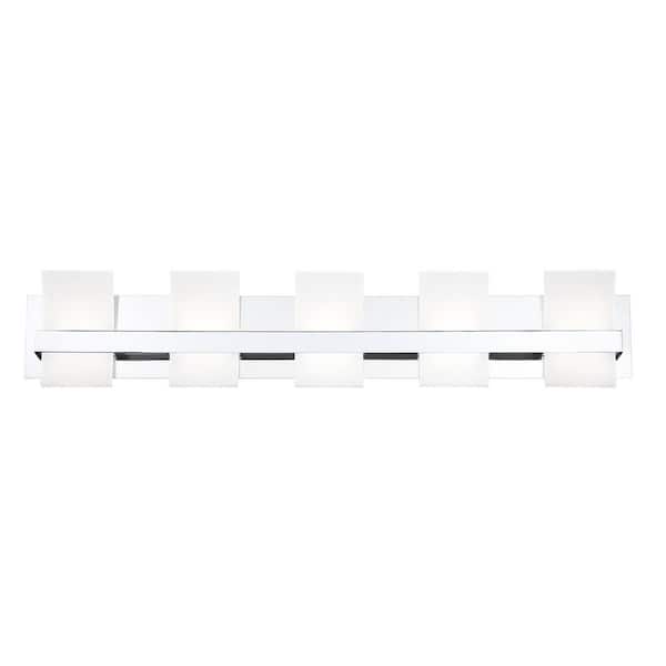 Eurofase Cambridge 36 in. Chrome LED Vanity Light Bar