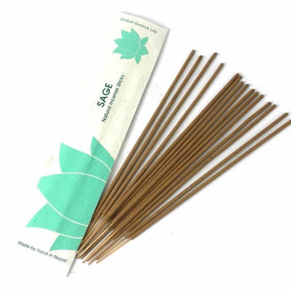 Global Craft All-Natural Brown Sage Stick Incense (2 Packs)