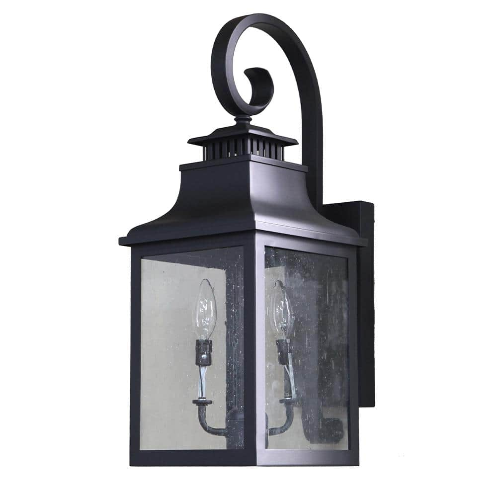 Sunjoy Classic Black 20 Outdoor Battery Powered Lantern