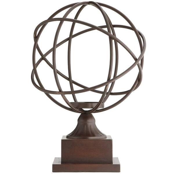 Unbranded Orb 15.5 in. H Oil Rubbed Bronze Candle Holder