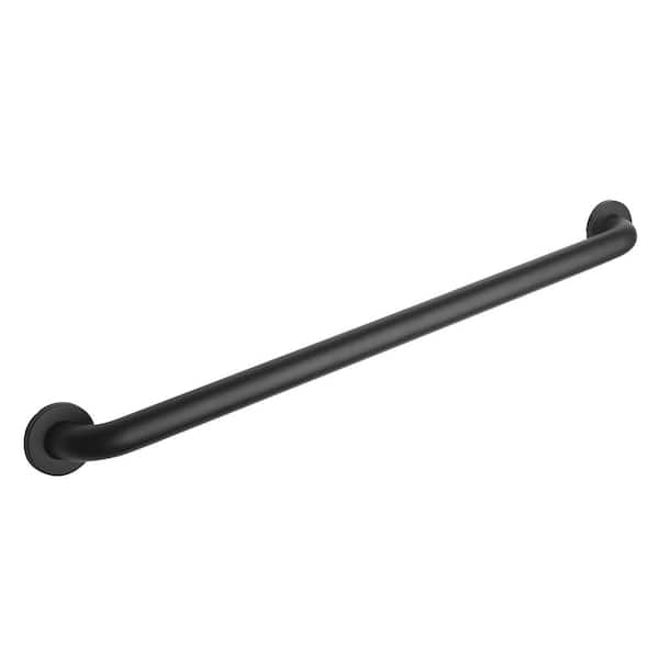 32 in. x 1-1/2 in. Grab Bar Concealed Screw Matte Black