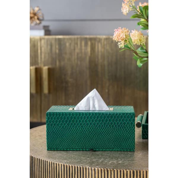 1pc Decorative Tissue Box Cover V Opening High Quality Tissue Holder Pu  Leather Tissue Storage Bag Multi Purpose Solid Color Napkin Paper Box For  Bathroom Office Bedroom Living Room Car