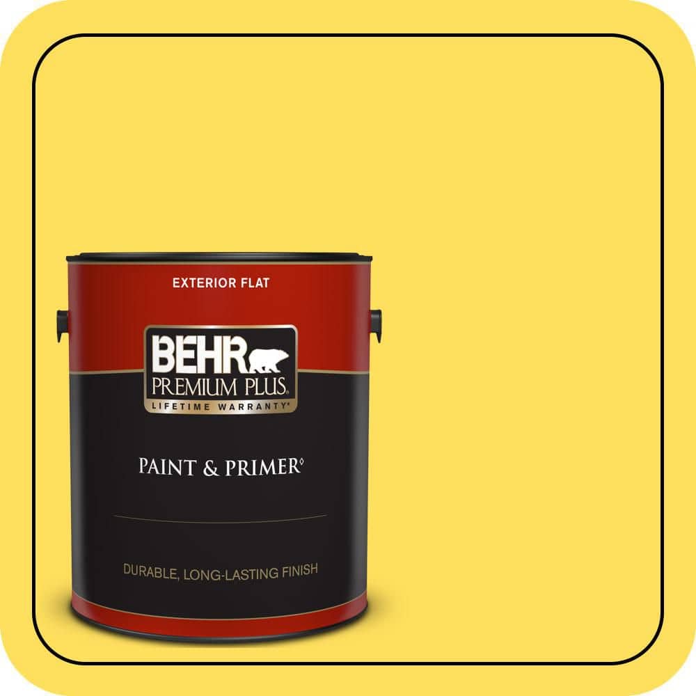 1 gal. #380B-5 Neon Light Flat Exterior Paint & Primer price history on PriceWatchPro