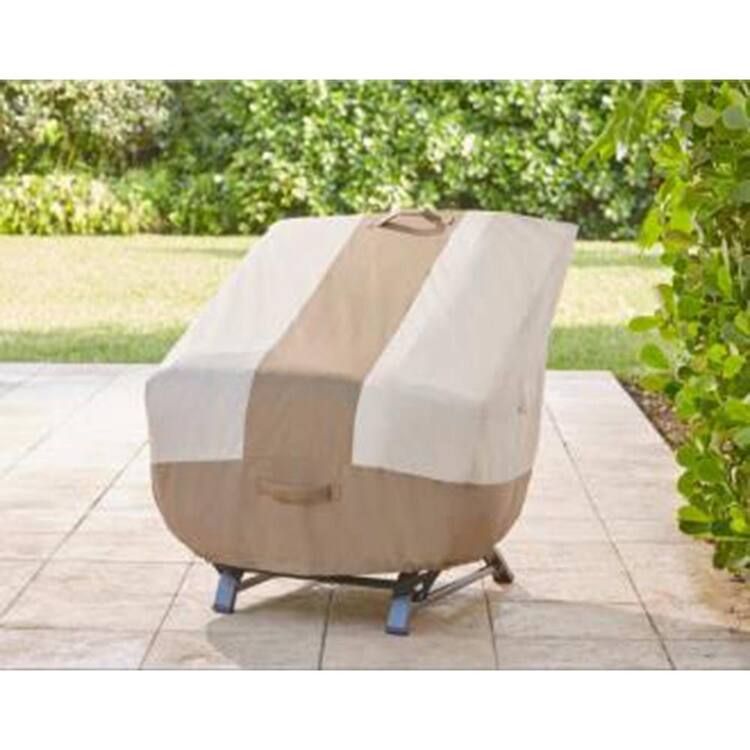Hampton Bay RIPSTOP LOUNGE CHAIR Cover 2 PK