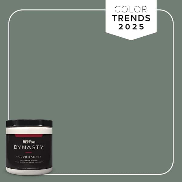 BEHR DYNASTY 8 oz. #N420-5 Boreal One-Coat Hide Matte Stain-Blocking Interior/Exterior Paint & Primer Sample
