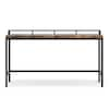 BYBLIGHT Elson 70.9 in. Rustic Brown Rectangle Wood Console Table Sofa ...