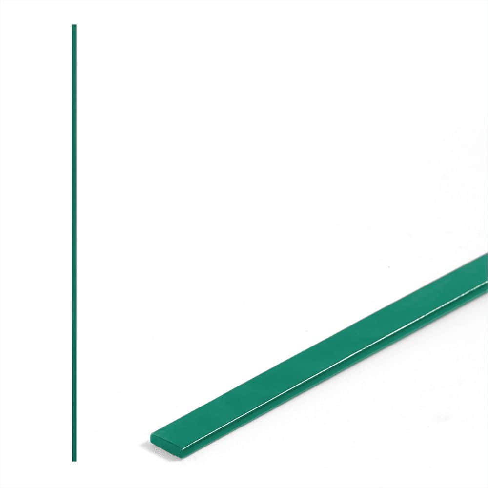 48 in. Chain Link Fence Green Galvanized Steel Flat Tension Bar (Single) price history on PriceWatchPro