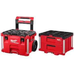 PACKOUT 22 in. Rolling Tool Box and 22 in. 2-Drawer
