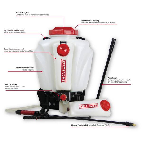 Chapin Mixes on Exit Backpack Sprayer 63950 - The Home Depot