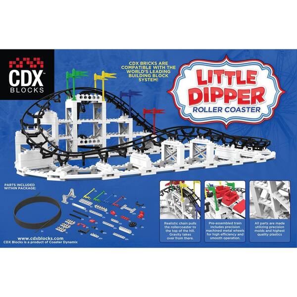 CDX CDX Blocks Brick Construction Little Dipper Roller Coaster