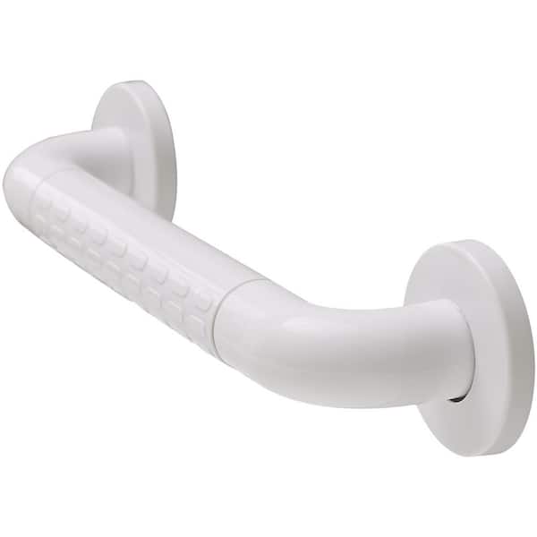 HOMEMYSTIQUE 18 in. x 1-1/2 in. Concealed Screw ADA Compliant Grab Bar in White