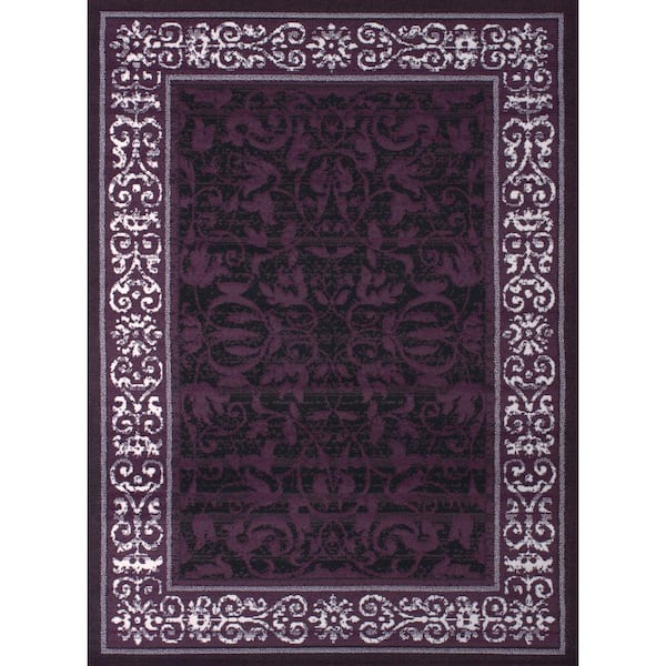 United Weavers Dallas Baroness Plum 2 ft. x 7 ft. Runner Rug