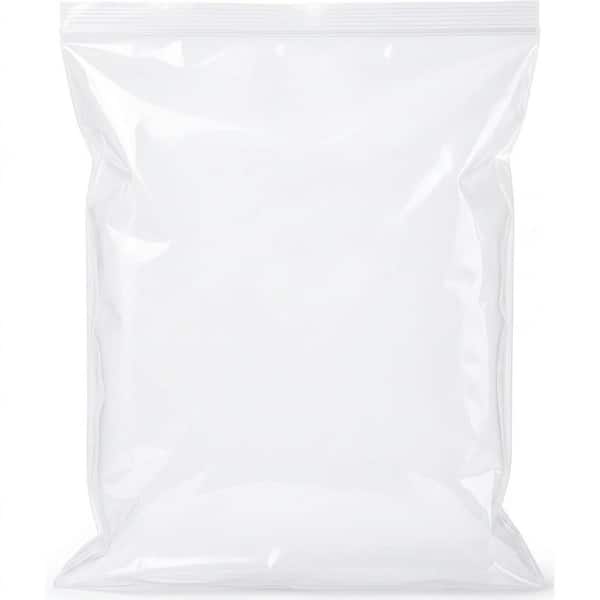 Extra Large 5 Gallon Heavy-Duty Zipper Bags, 18 in. x 24 in., 3.1-mil BPA-Free Freezer Bags, 10-Pack