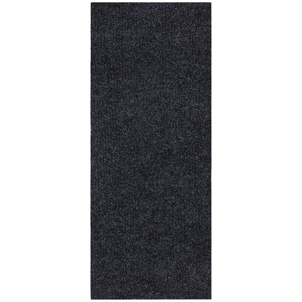 Ottomanson Lifesaver Collection Waterproof Non-Slip Rubberback Solid 3x14  Indoor/Outdoor Runner Rug, 2 ft. 7 in. x 14 ft., Gray SRT703-3X14 - The  Home Depot