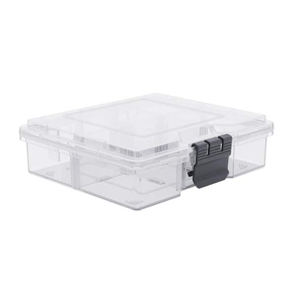 6 in. 6-Compartment Clear Small Storage Organizer